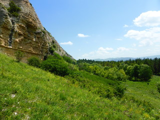 Fototapeta na wymiar Borgustan mountain range