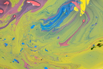 Colorful fluid art, abstract acrylic background,  abstract fluid acrylic painting