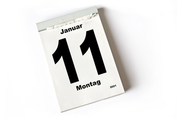 11. Januar 2021