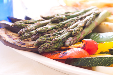 Tasty vegetables ready to eat