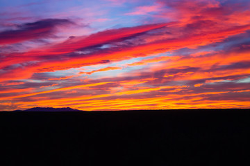 Fototapeta na wymiar Sunset from South Africa