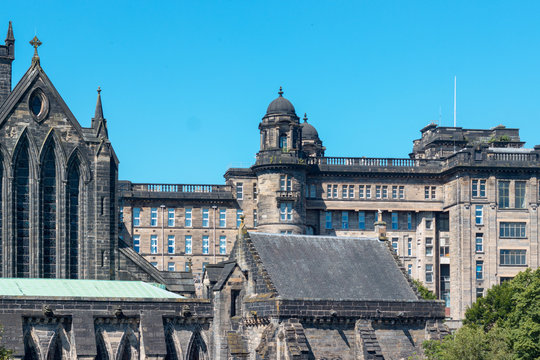 Glasgow Royal Infirmary On A Summer's Day