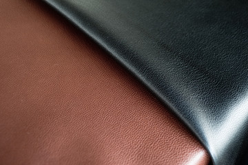 Close up of cowhide texture
