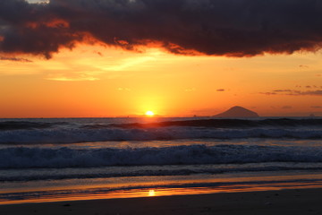 伊豆下田　白浜大浜の日の出