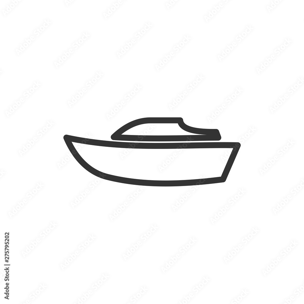 Aufkleber sailing icon template black color editable. sailing symbol vector sign isolated on white background.