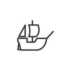 Ship icon template black color editable. Ship symbol vector sign isolated on white background. Simple logo vector illustration for graphic and web design.