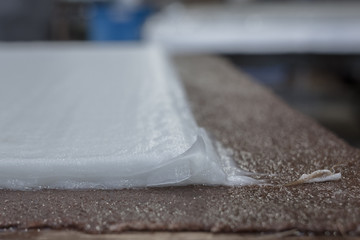 Closeup of washi paper