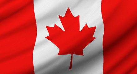 Canada flag background design for Independence day