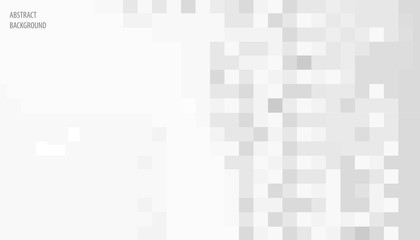 Abstract gray white background with squares. Mosaic. eps10 Vector