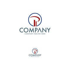 P Logo. Letter Abstract P Design Vector