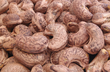 Many cashew nuts