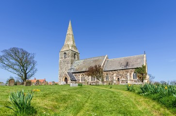 Fototapeta na wymiar A typical English church.