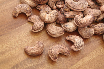 Cashew nuts background