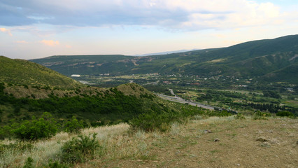 Fototapeta premium Colorful mountain nature of Georgia