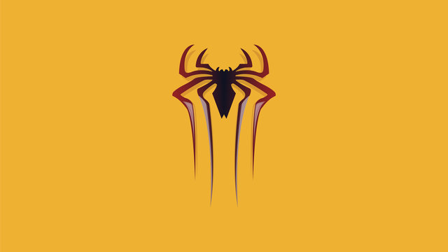 abstract background with Spidey logo