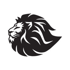 Lion Head Logo Vector Design Mascot