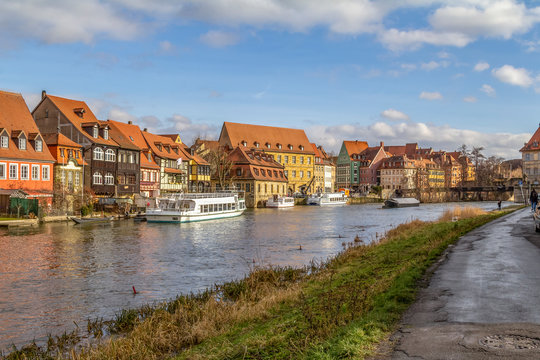 Bamberg At River Regnitz