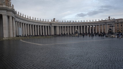 St. Peter Square Rome Vatican City Bernini Piazza San Pietro