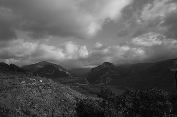 Montefranco Umbria Italy La Valnerina Olive trees
