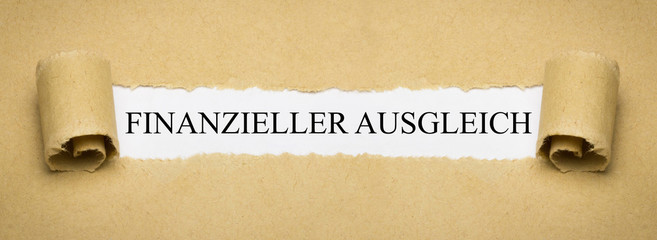 Finanzieller Ausgleich