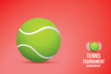 Vector of tennis background. Sports concept
