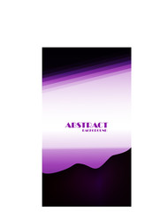 White and purple background, beautiful, modern illustrations, book cover design for abstract text