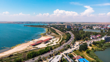 Aerial view of Eforie Nord, resort in Romania  near the Constanta