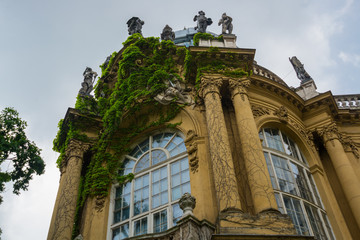 BUDAPEST, HUNGARY: Beautiful Palace in the City Park near the Vajdahunyad castle © Anna ART