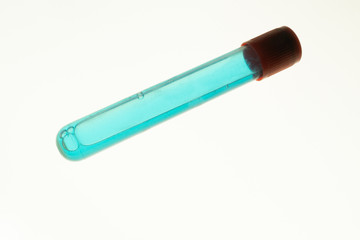 Test tubes with samples of biomaterials