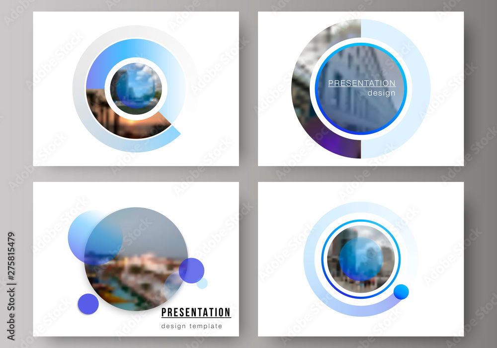 Poster the minimalistic abstract vector illustration of the editable layout of the presentation slides desi