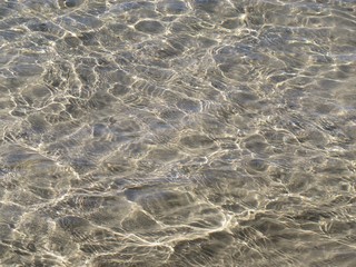 Wasserwellen mit Sonnenreflexen 1