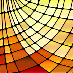 abstract vector stained-glass mosaic background