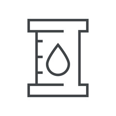 Line icon barrel of oil