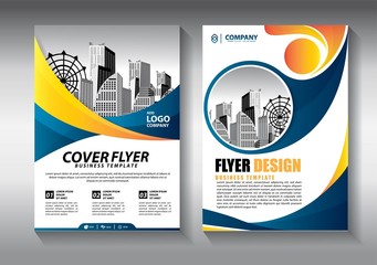 Brochure design, cover modern layout, annual report, poster, flyer in A4 with colorful triangles, geometric shapes for tech, science, market with light background