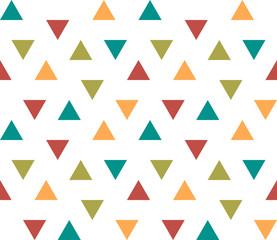 Seamless geometric pattern. Seamless abstract triangle geometrical background. Infinity geometric pattern. Vector illustration.