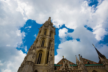 BUDAPEST, HUNGARY: Matthias Church is a Roman Catholic church located in Budapest, in front of the...