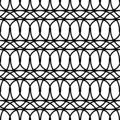 Naklejka premium Design seamless monochrome zigzag pattern