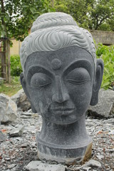 Granite stone Buddha statue