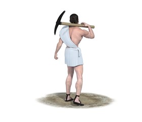 3D render, human character, illustration