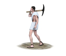 3D render, human character, illustration