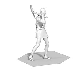 3D render, human character, illustration