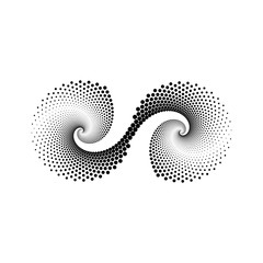 Design spiral dots backdrop - 275823289
