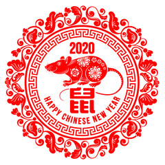 Rat Chinese Zodiac Symbol