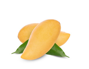 mangos isolated on white background