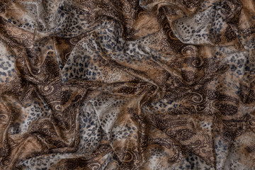 Beautiful colored fabric with textile texture background