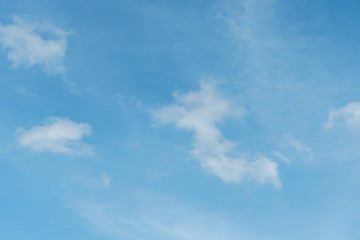 Beautiful sky soft blue background