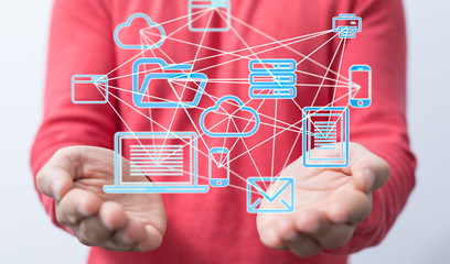 data code binary concept