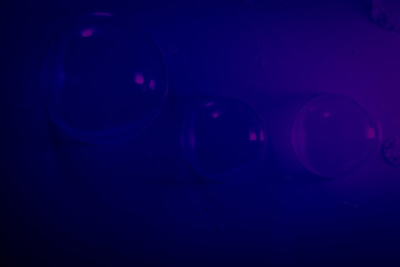 Beautiful abstract close up pink blue and purple bubbles background and wallpaper