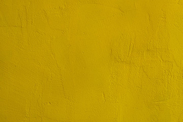 Fototapeta premium Yellow painted texture on wall