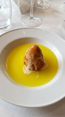 Arancino in salsa